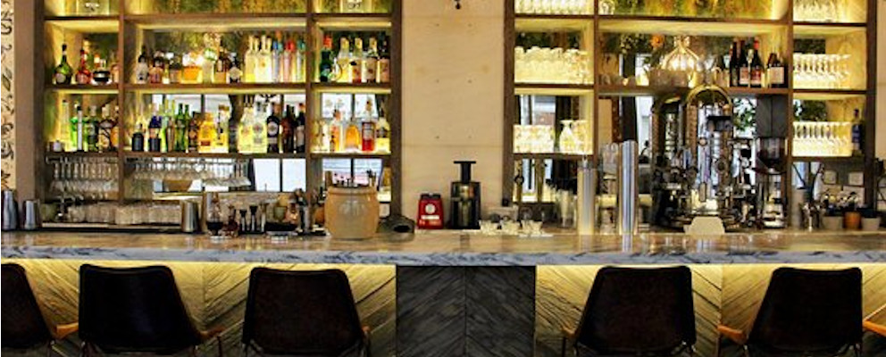 Photo du comptoir bar